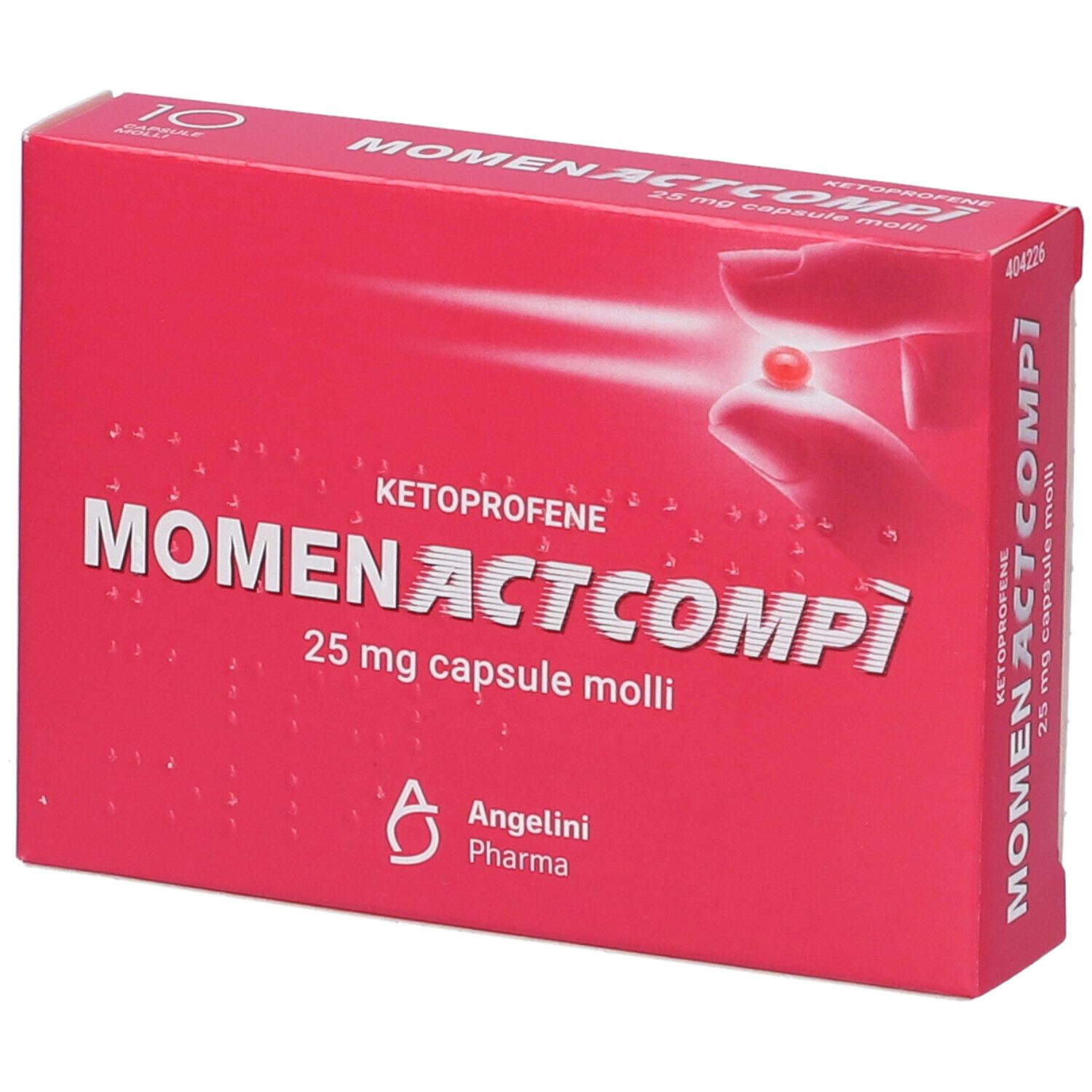 MOMENACTCOMPI' 10 CAPSULE 25MG